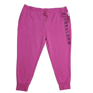 NWT Disney Parks Women's Disneyland Sweatpants Joggers Plus Size 3X